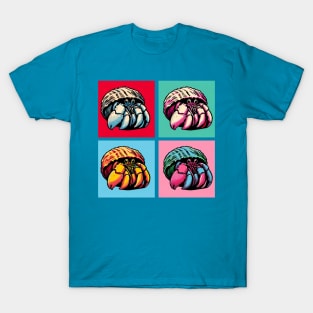 Pop Hermit Crab Art - Cool Sea Animal T-Shirt